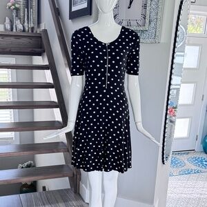 🖤 Polka Dot Black Dress